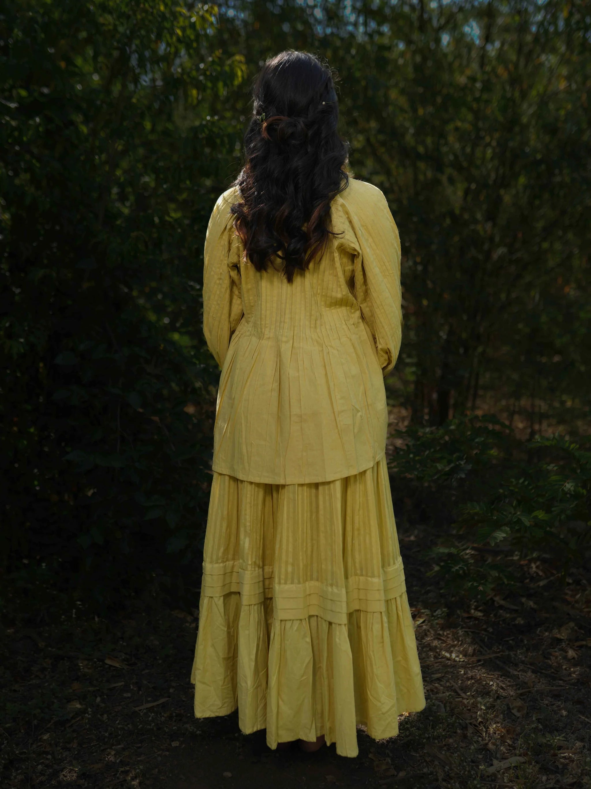 Serphina Set - Dress and Jacket - Yellow Yorker