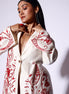 Silk Embroidered Blazer