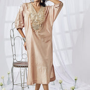Silk Kaftaan Long Shirt