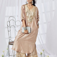 Silk Kaftaan Long Shirt