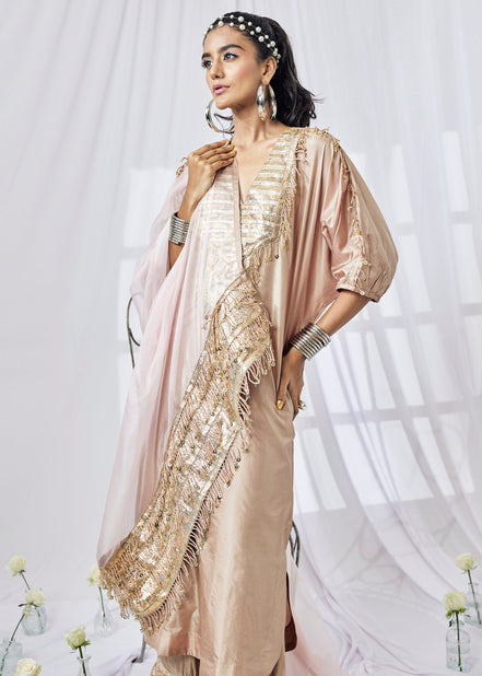 Silk Kaftaan Long Shirt