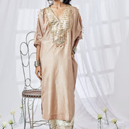 Silk Kaftaan Long Shirt