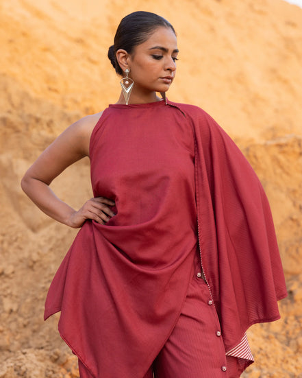 Strukt Pants - Maroon