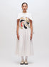 White Comma Dress