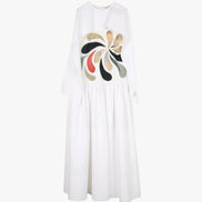 White Comma Dress