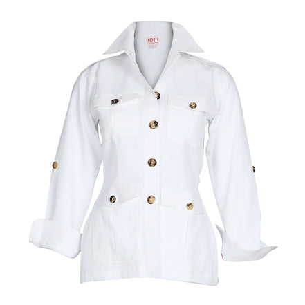 White Safari jacket