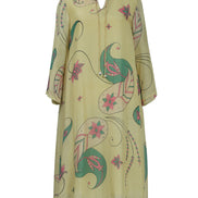 Yellow Paisley Tunic Dress