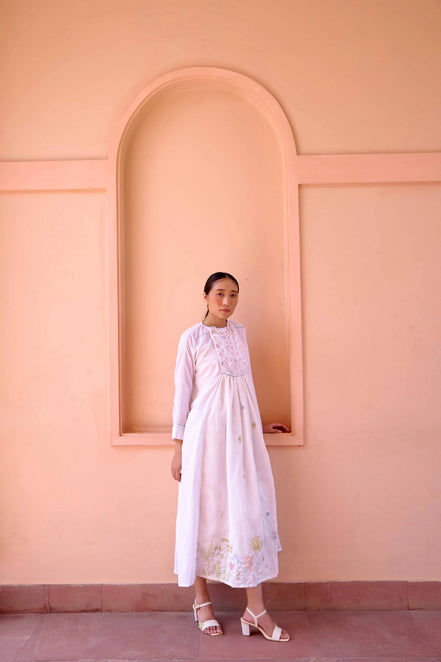 Zeno Dress - White Printed