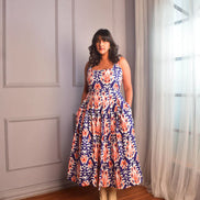 Zia Pleated dress