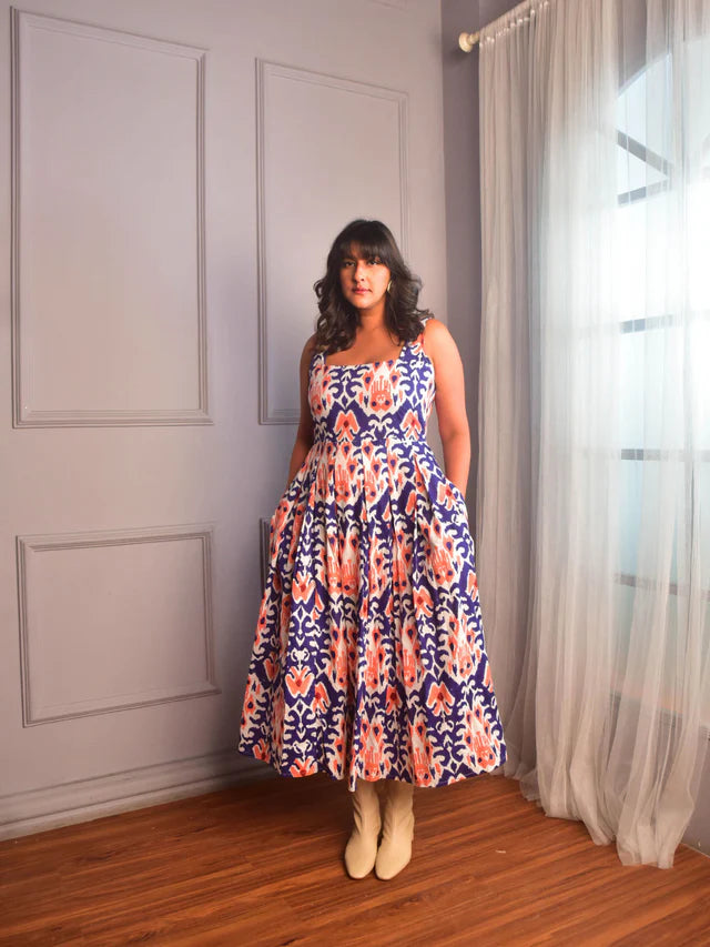 Zia Pleated dress