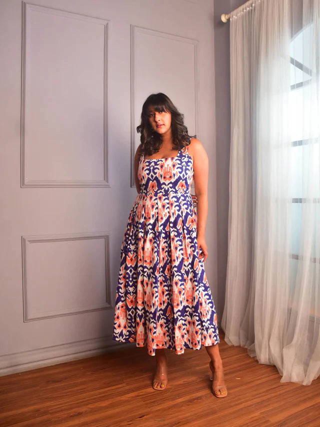 Zia Pleated dress