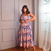 Zia Pleated dress