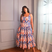Zia Pleated dress