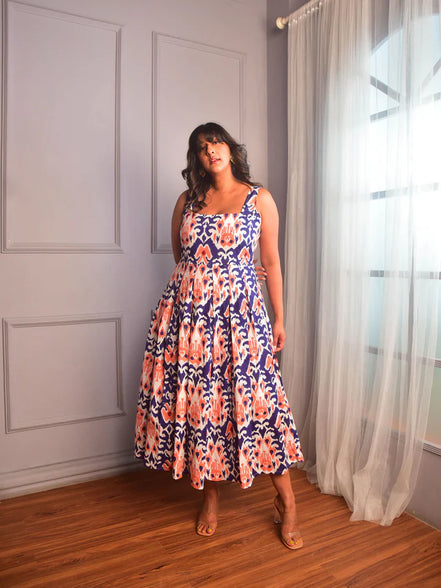 Zia Pleated dress