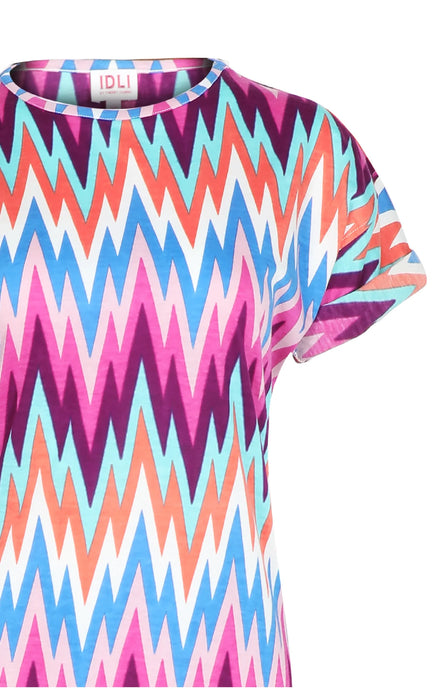 Zig-Zag Long (T-shirt Dress)
