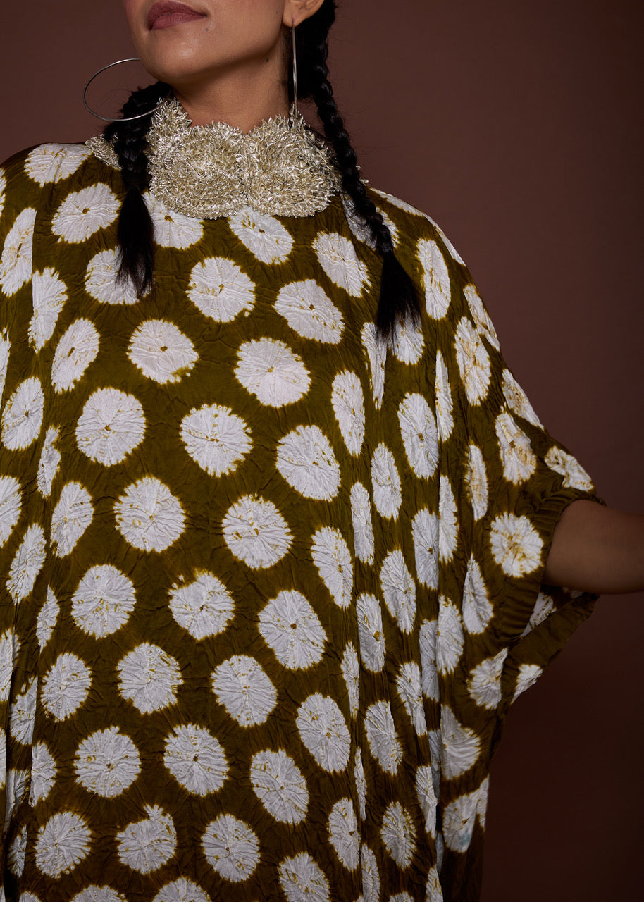 Bandhani Rosetta Kurta and Pant Set Chakr