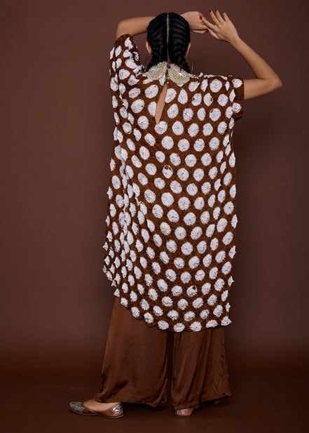 Bandhani Rosetta Kurta and Pant Set Chakr