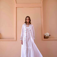 Betty Dress and Jacket Set - White