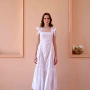 Betty Dress and Jacket Set - White