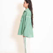 Clam Set (Top + Pants) Mul Cotton Apple Green