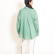 Clam Set (Top + Pants) Mul Cotton Apple Green