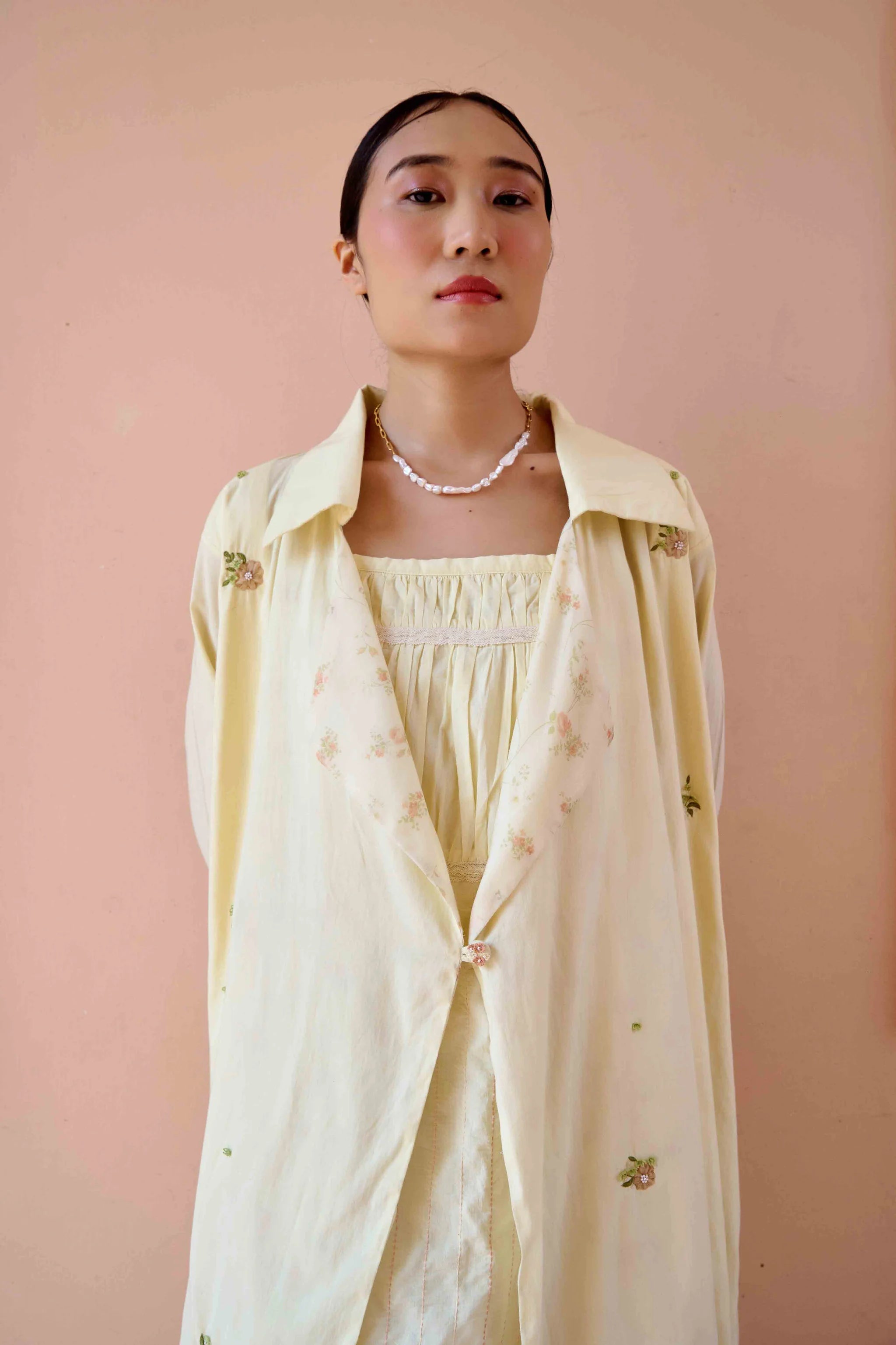 Clara Dress and Jacket Set - Yellow