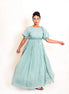 Coral Dress Mul Cotton - Mint Green