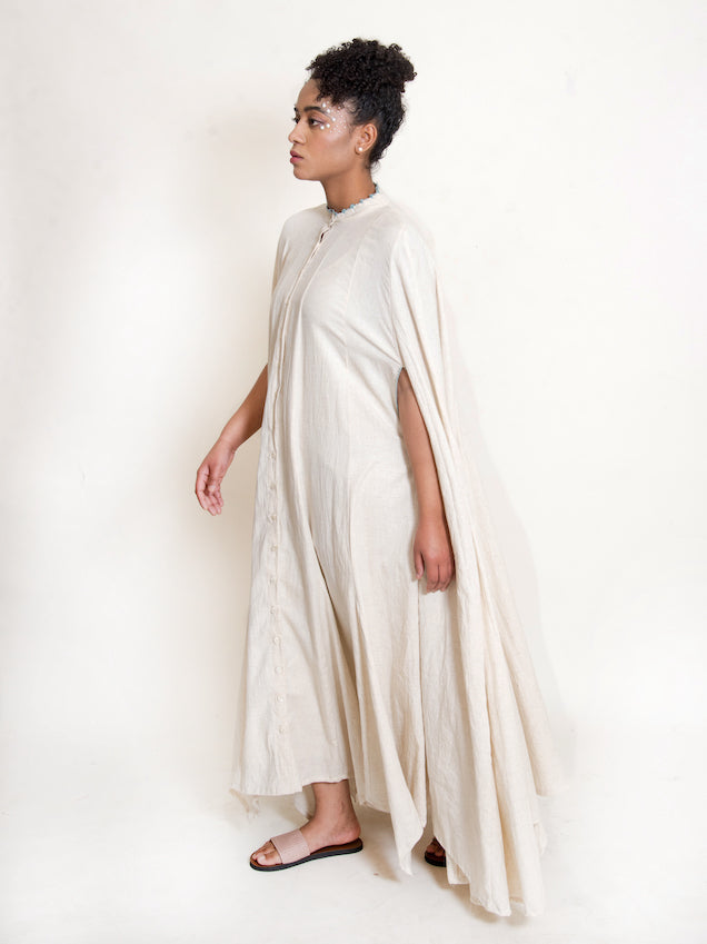 Crab Dress Handwoven - Beige