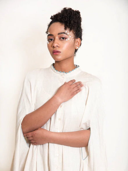 Crab Dress Handwoven - Beige