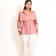 Cuttle Set (Top + Pants) Mul Cotton Onion Pink