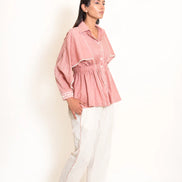 Cuttle Set (Top + Pants) Mul Cotton Onion Pink