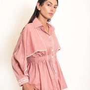 Cuttle Set (Top + Pants) Mul Cotton Onion Pink