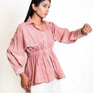 Cuttle Set (Top + Pants) Mul Cotton Onion Pink