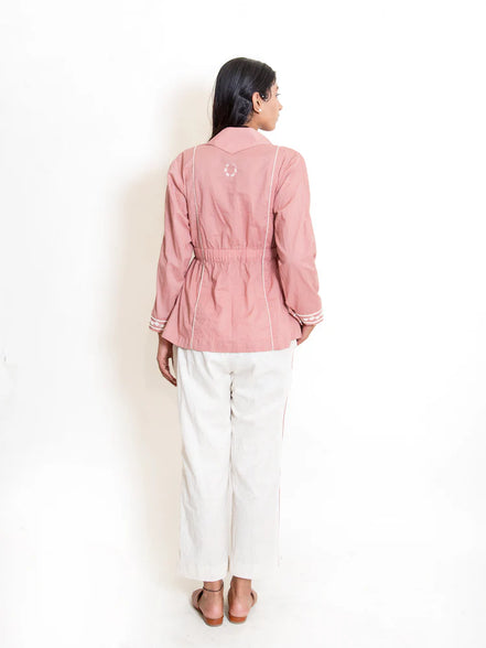 Cuttle Set (Top + Pants) Mul Cotton Onion Pink