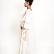 Dolph Dress Handwoven – Beige
