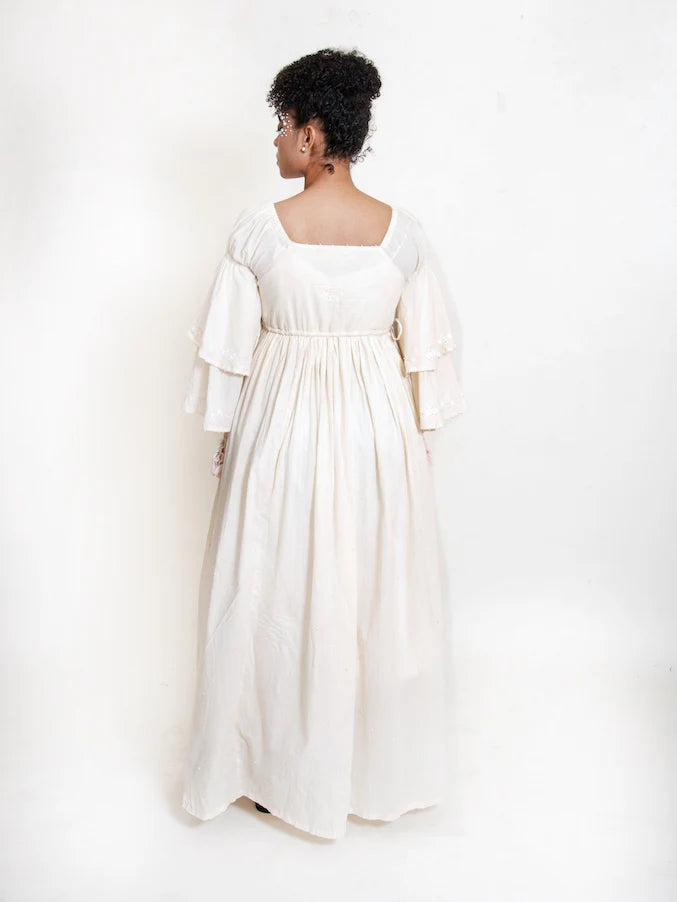 Dolph Dress Handwoven – Beige