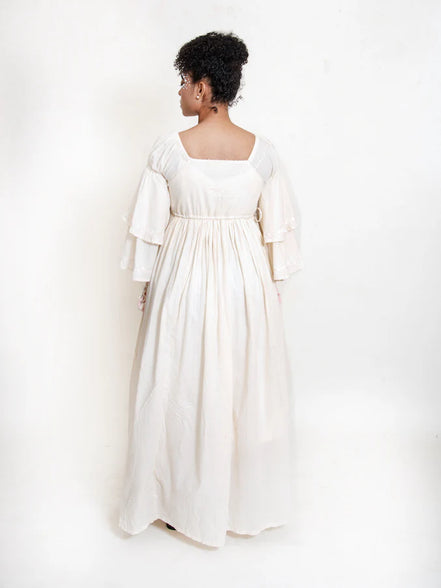 Dolph Dress Handwoven – Beige