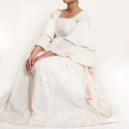 Dolph Dress Handwoven – Beige