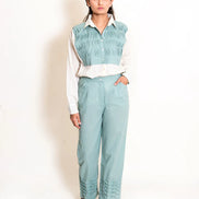 Finn Set (Top + Pants) Mul Cotton Mint Green