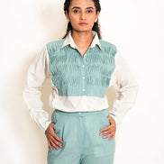 Finn Set (Top + Pants) Mul Cotton Mint Green