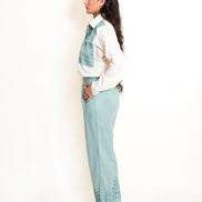 Finn Set (Top + Pants) Mul Cotton Mint Green