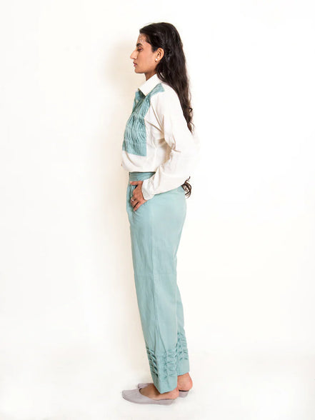 Finn Set (Top + Pants) Mul Cotton Mint Green
