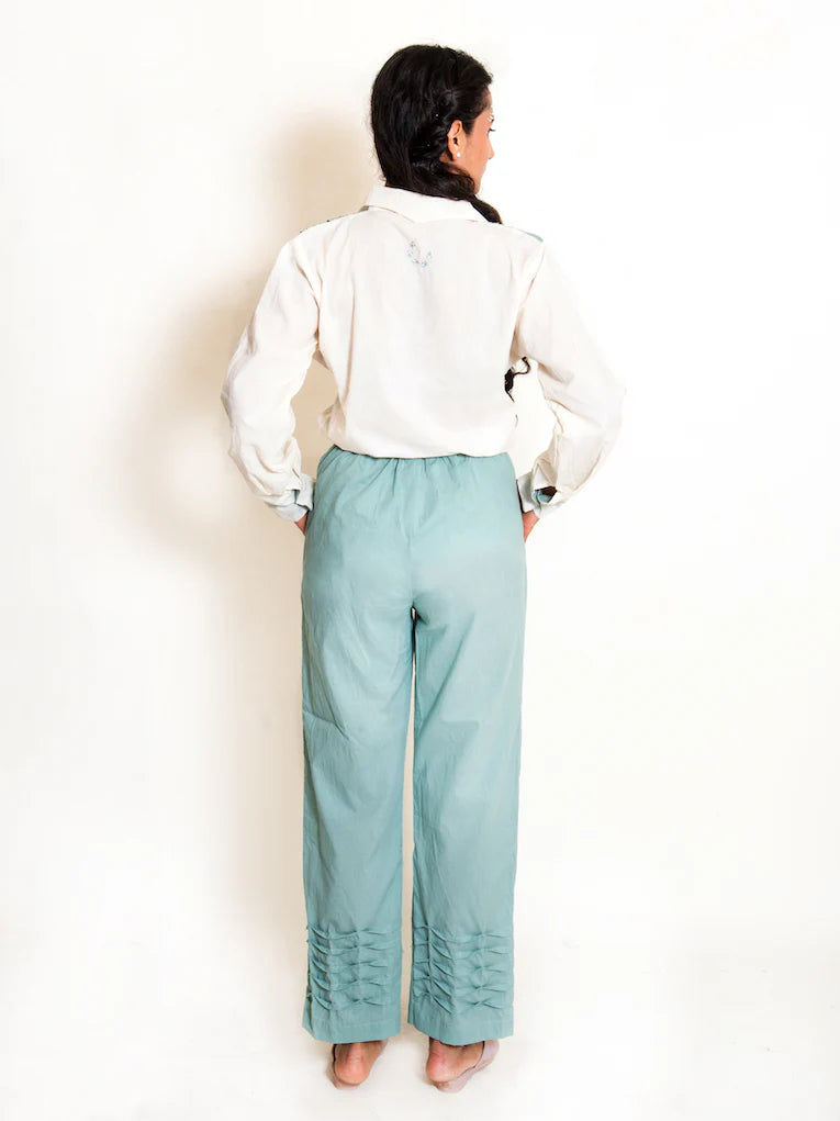 Finn Set (Top + Pants) Mul Cotton Mint Green