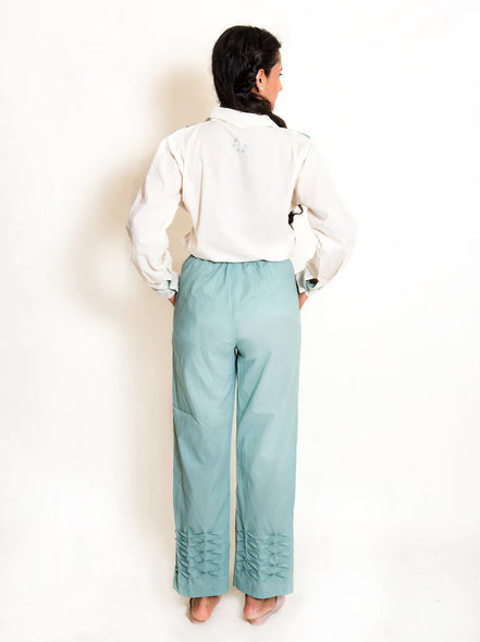Finn Set (Top + Pants) Mul Cotton Mint Green