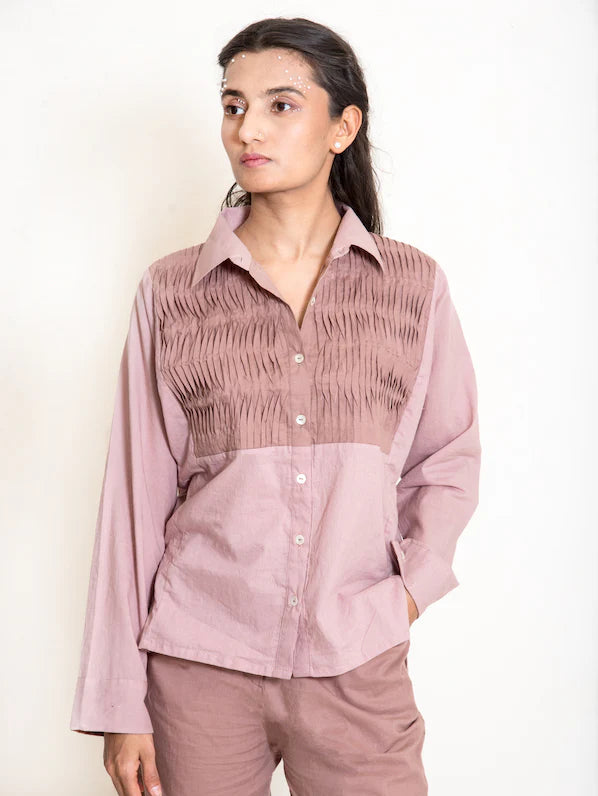 Finn Set (Top + Pants) Mul Cotton Ash Pink