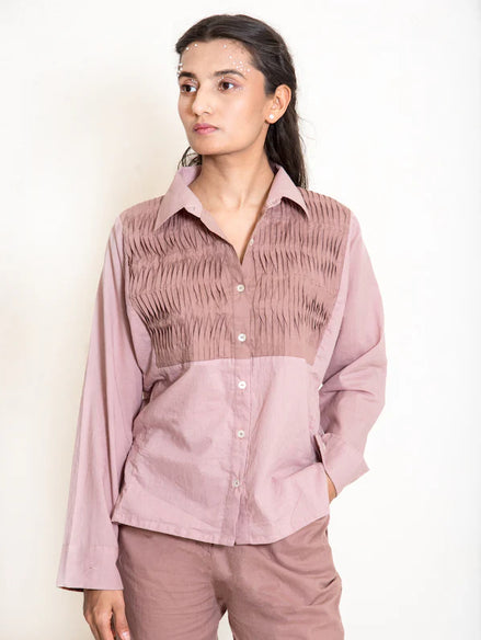 Finn Set (Top + Pants) Mul Cotton Ash Pink