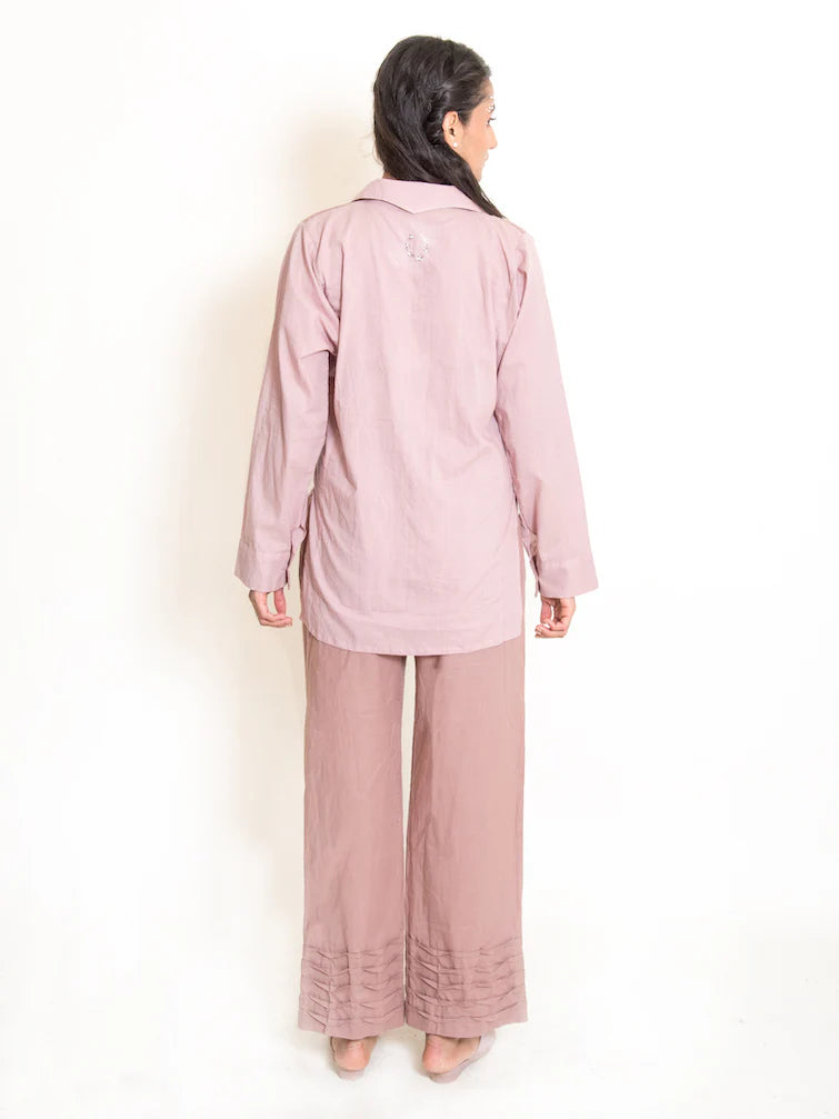 Finn Set (Top + Pants) Mul Cotton Ash Pink