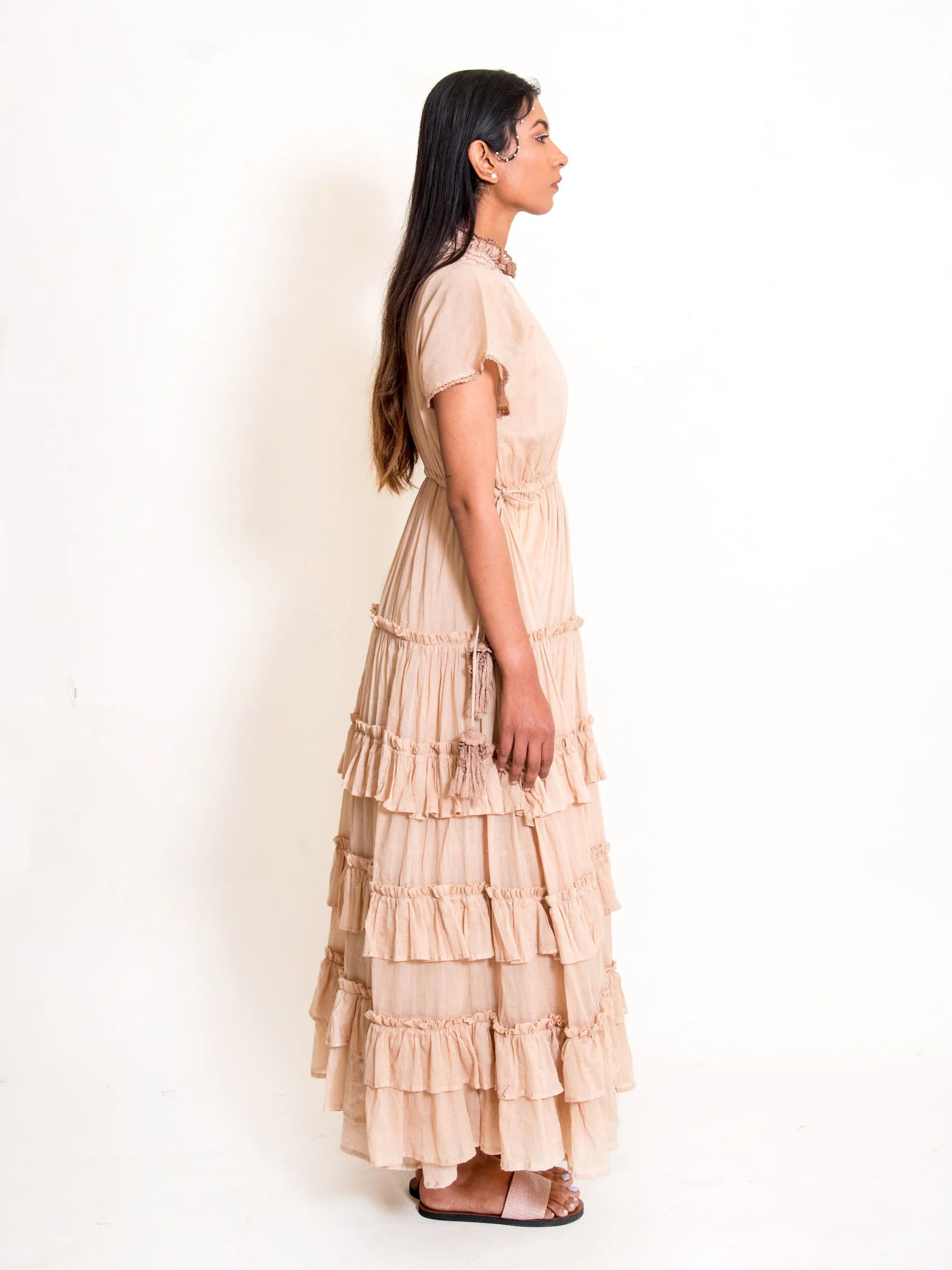 Jellf Dress Mul Cotton - Ivory