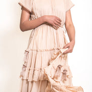 Jellf Dress Mul Cotton - Ivory