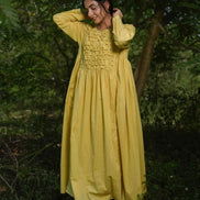 Jeremiah Dress - Yellow Yorker